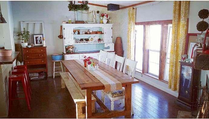 Country Cottage Manufactured Home Decorating ideas- Dining Room