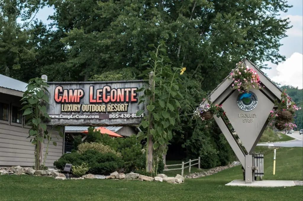 Camp Leconte Sign