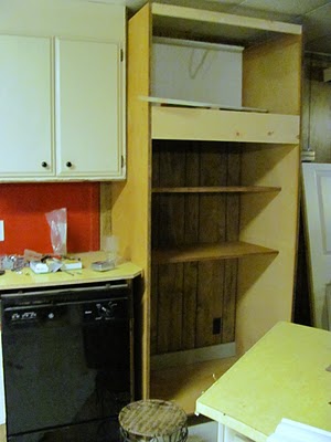gutting the 1970s mobile home kitchen