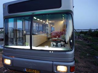 vintage buses-Abandoned Bus Remodeled into beautiful mobile home - Exterior of Bus
