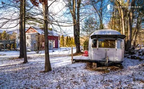 airstream glamping-new york country exterior and barn