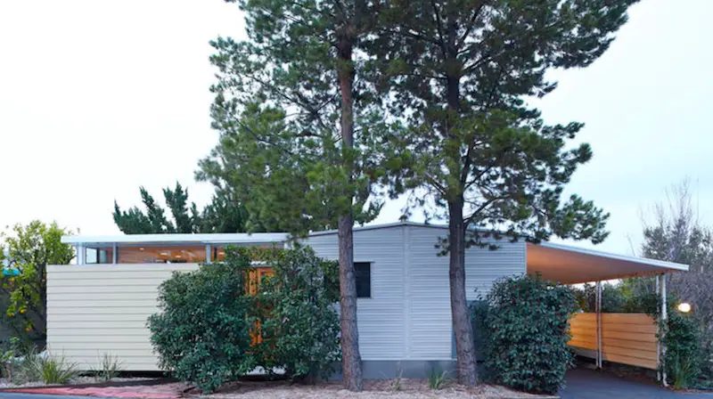 omplete 1964 mobile home remodel - after - exterior