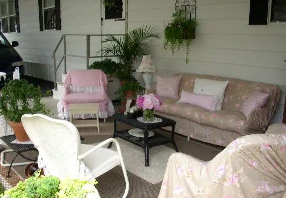 cottage style mobile home exterior decor