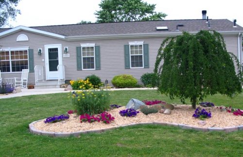 make your manufactured home look more like a site-built home - landscaping