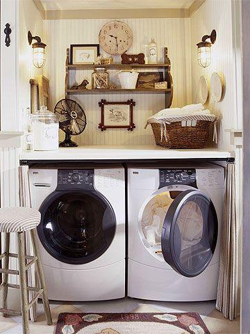 laundry room makeover ideas - victorian vintage