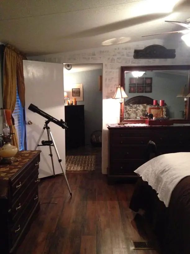 Farmhouse Inspired master bedroom 