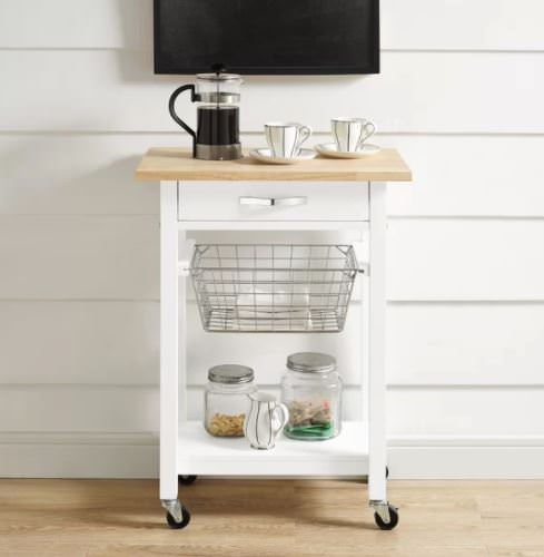 Smart multi-function furniture that's perfect for a small mobile home-cart