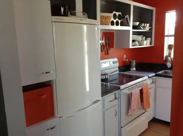 mobile home kitchen remodeling ideas - removing the cabinet doors